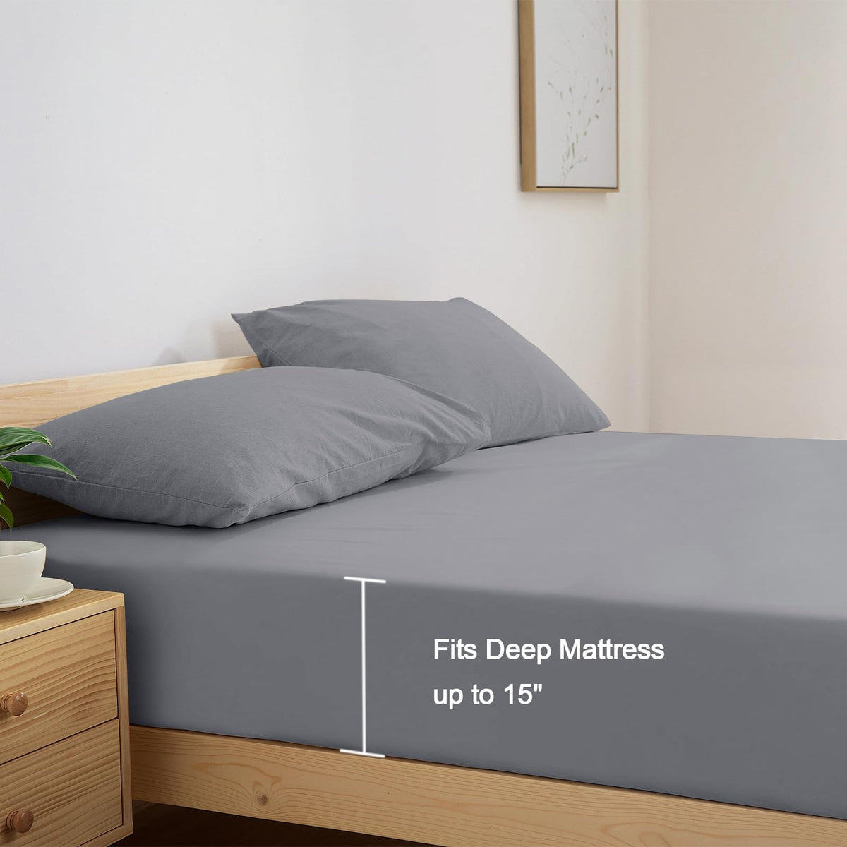SPRINGSPIRIT split-top king pillowcase set for soft, breathable nightly use.