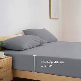SPRINGSPIRIT split-top king pillowcase set for soft, breathable nightly use.
