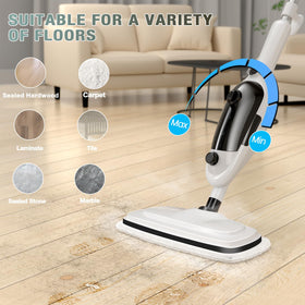 Sprobil steam mop with adjustable height for comfortable use