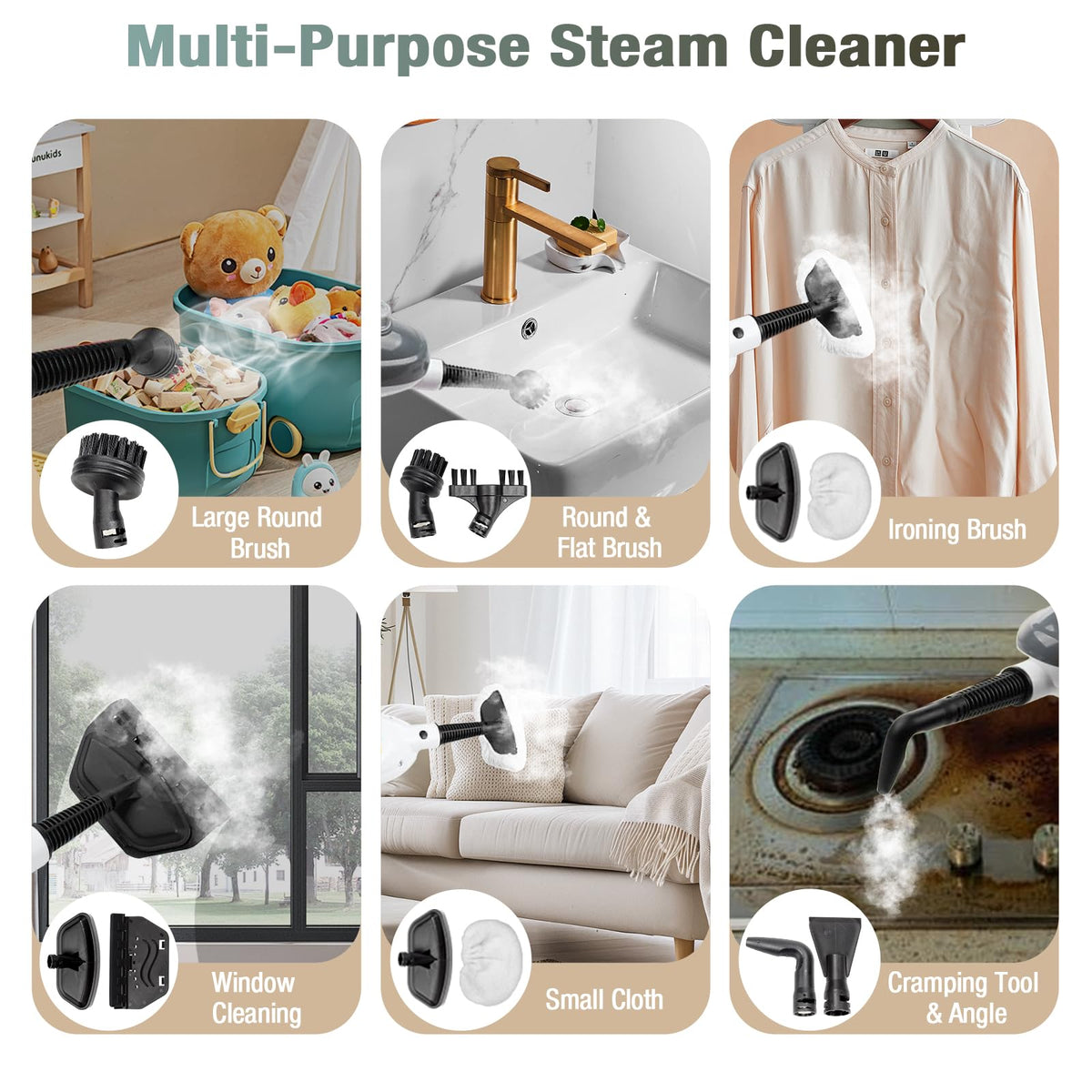 Sprobil microfiber pads attached for efficient floor cleaning