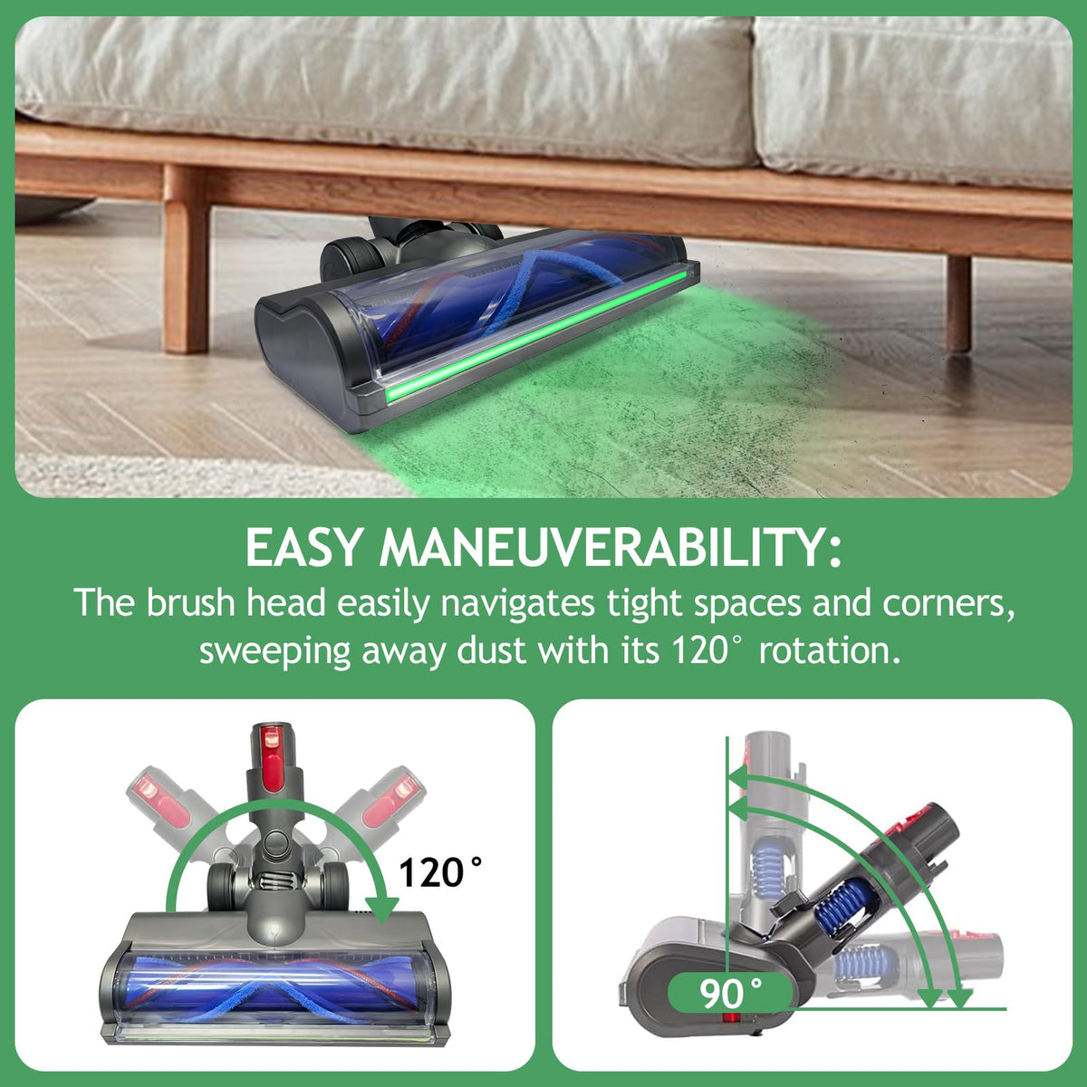 SPRYAR durable and easy-install head for long-lasting use