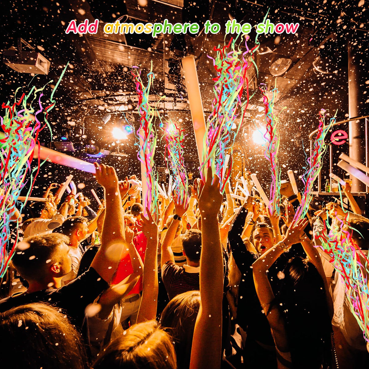 Sratte DJ party streamers boost dance floor atmosphere