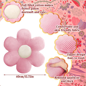 Sratte daisy pillows in bedroom setup vibrant colors enhance decor and mood