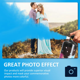 SRG Giant blue reveal setup adds wow-factor to celebrations.