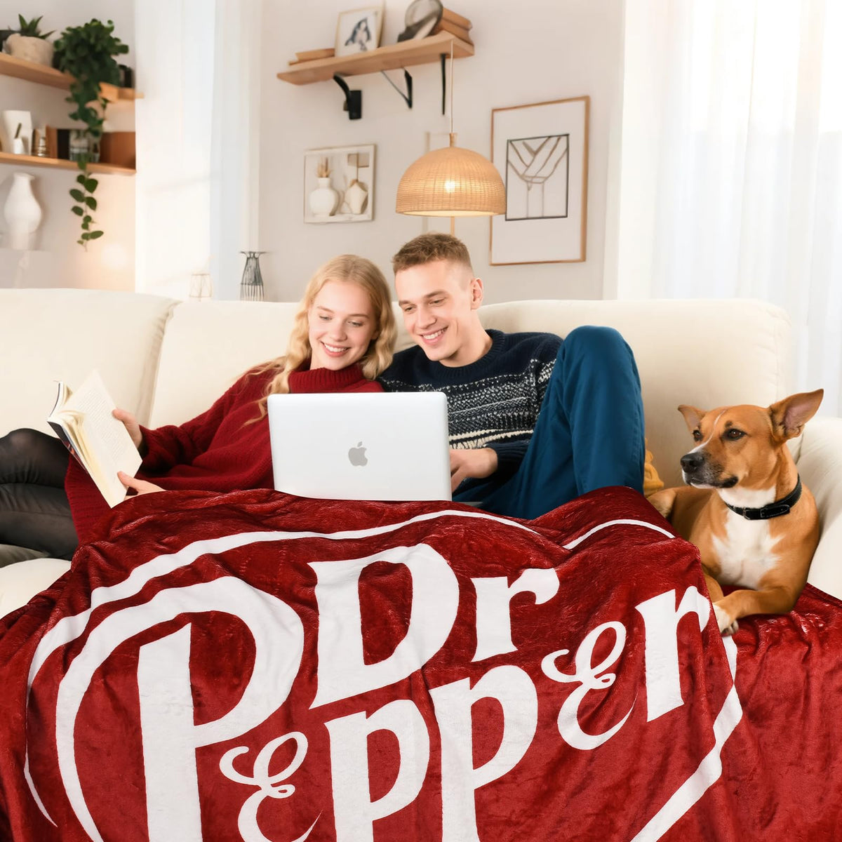 SRprime Dr Pepper Blanket design detail highlights bold branding