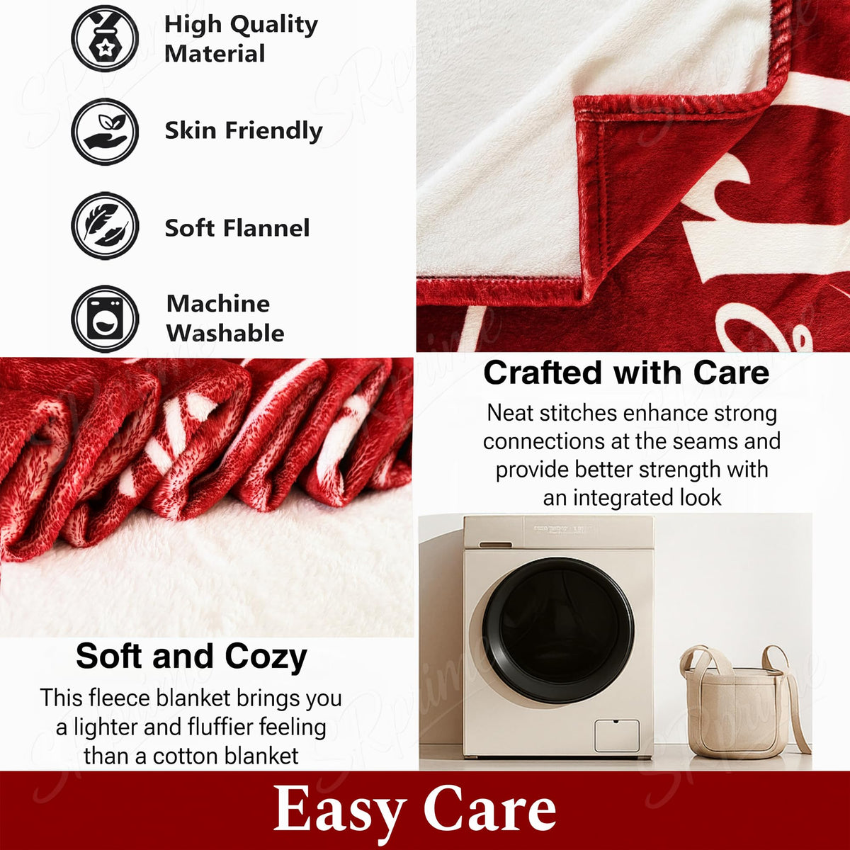SRprime Dr Pepper Blanket in dorm setup for late-night study warmth