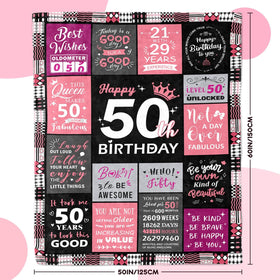 Sruemiul 50x60 blanket as a warm keepsake after the party