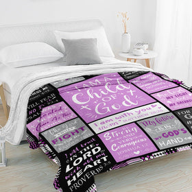 Sruemiul blanket draped over bed for restful evenings and comfort.