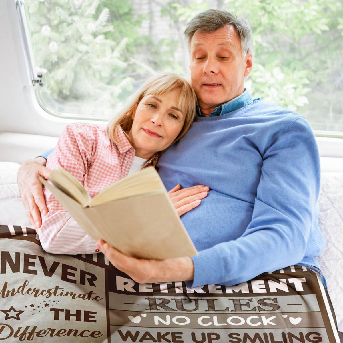 Sruemiul retirement blanket cozy comfort for lounging at home