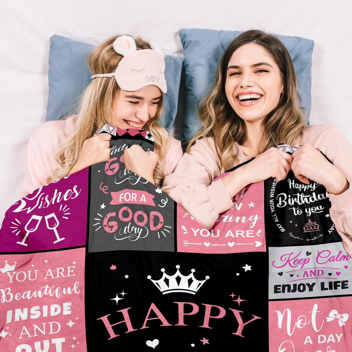 Sruemiul women's gift blanket ideal for wife, mom, or sister.