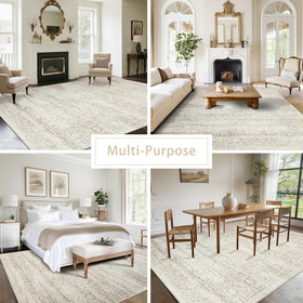 Srugn foldable rug for easy storage during redecorating.