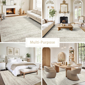 Srugn foldable 9x12 rug for easy storage and redecorating