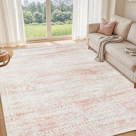 Srugn pet-friendly washable rug for quick cleanups after pets.