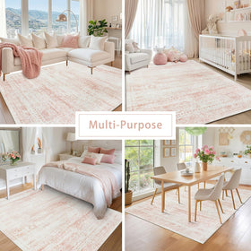 Srugn recycled fibers rug delivers durable color and plush feel