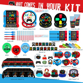 ssailue decor gamer plates 7inch add color and convenience to casual gaming celebrations.