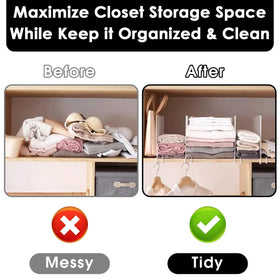 SSAWcasa tool-free setup demonstrates easy installation on standard wood shelves.