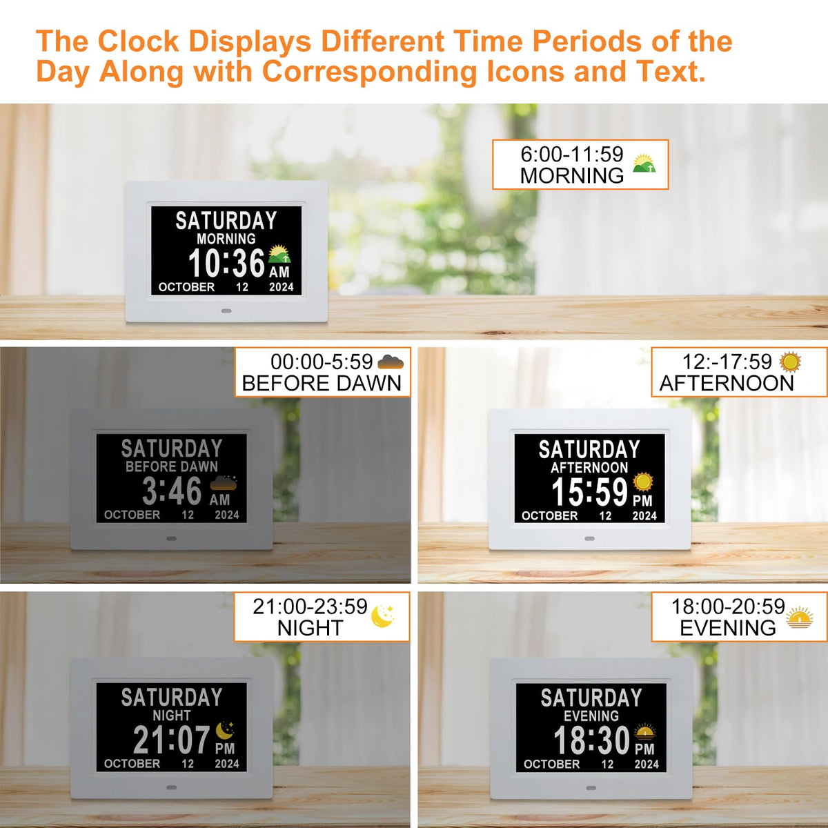 SSINI Digital Calendar 12 alarms supports reminders for appointments