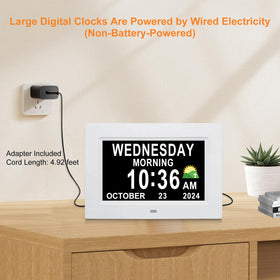 SSINI Digital Calendar memory auto-reset ensures time stays accurate after outages