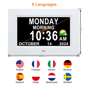 SSINI Digital Calendar doubles as a photo frame for memories