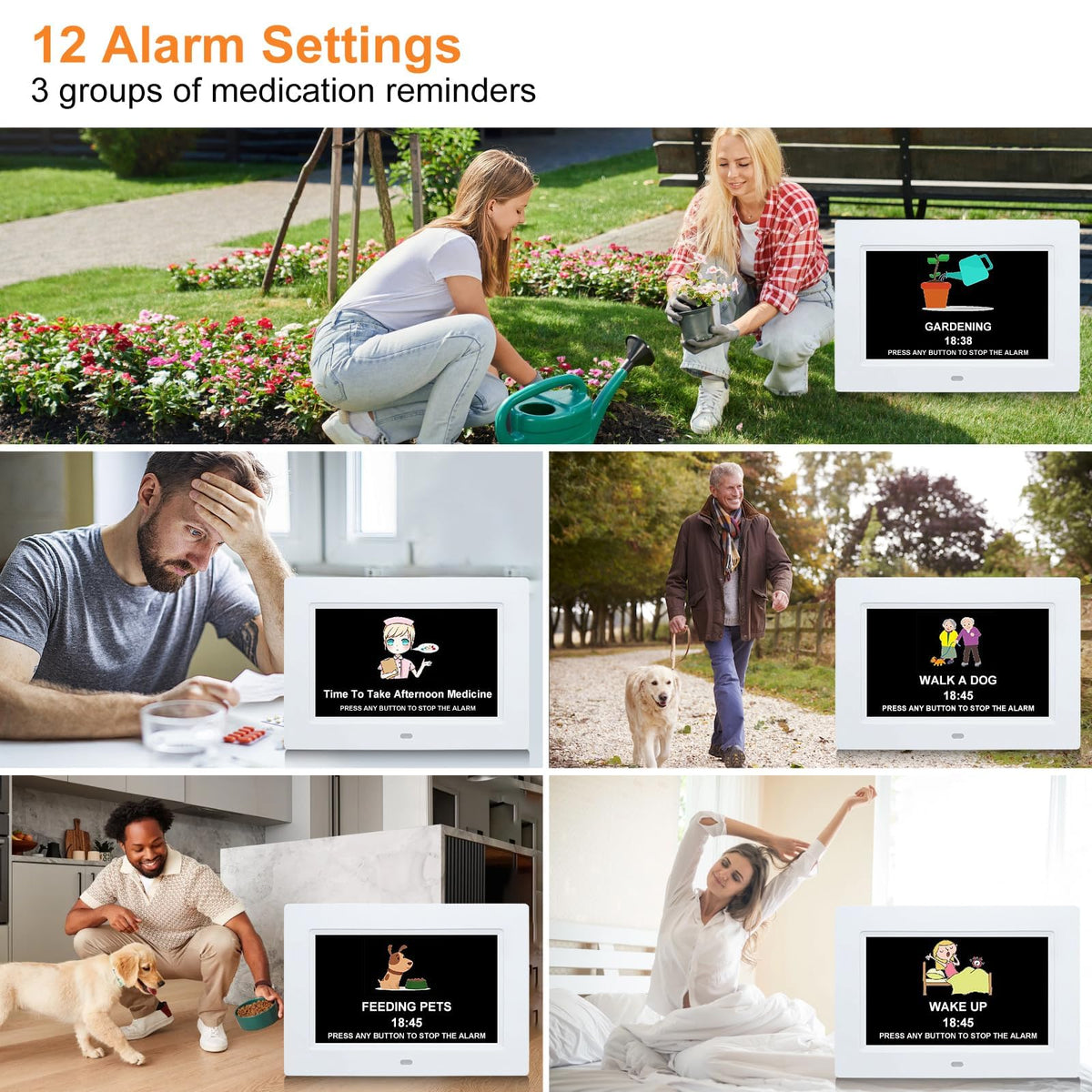 SSINI Digital Calendar wall-mount option keeps time visible in any room