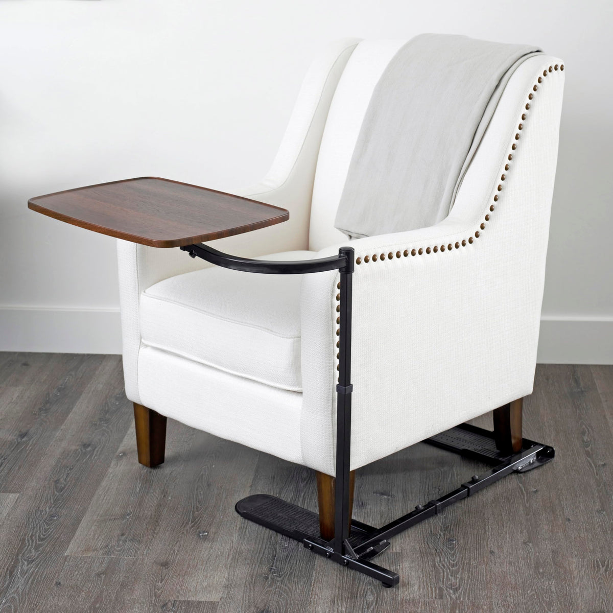 Stander Wonder Tray beside you for eating, browsing, or gaming.