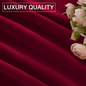 StangH holiday-ready curtains add warmth and texture to bedrooms.