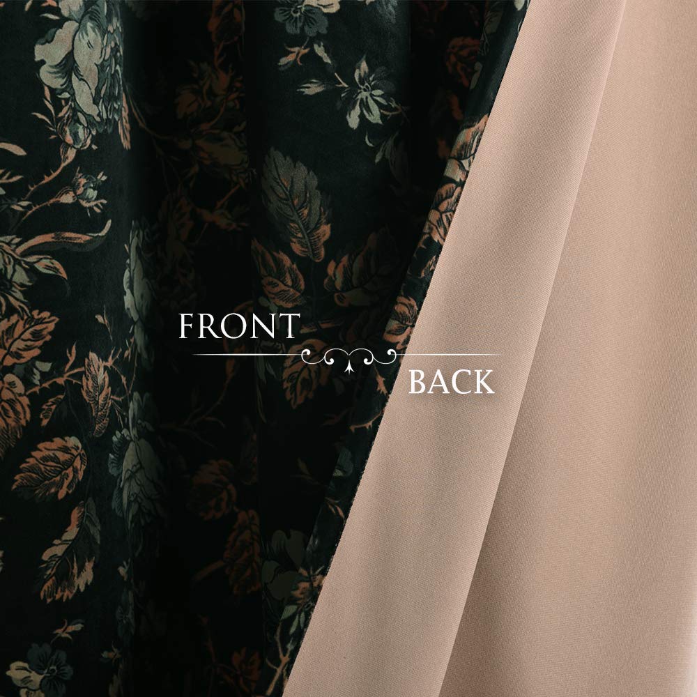 StangH printed floral design detail captures vintage-inspired elegance for living spaces.