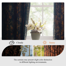 StangH privacy-filtering curtains soften light while maintaining a warm, intimate room ambiance.