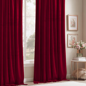 StangH privacy velvet curtains block light while preserving color.