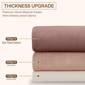 StangH silky-soft red velvet drapes elevate any holiday decor.