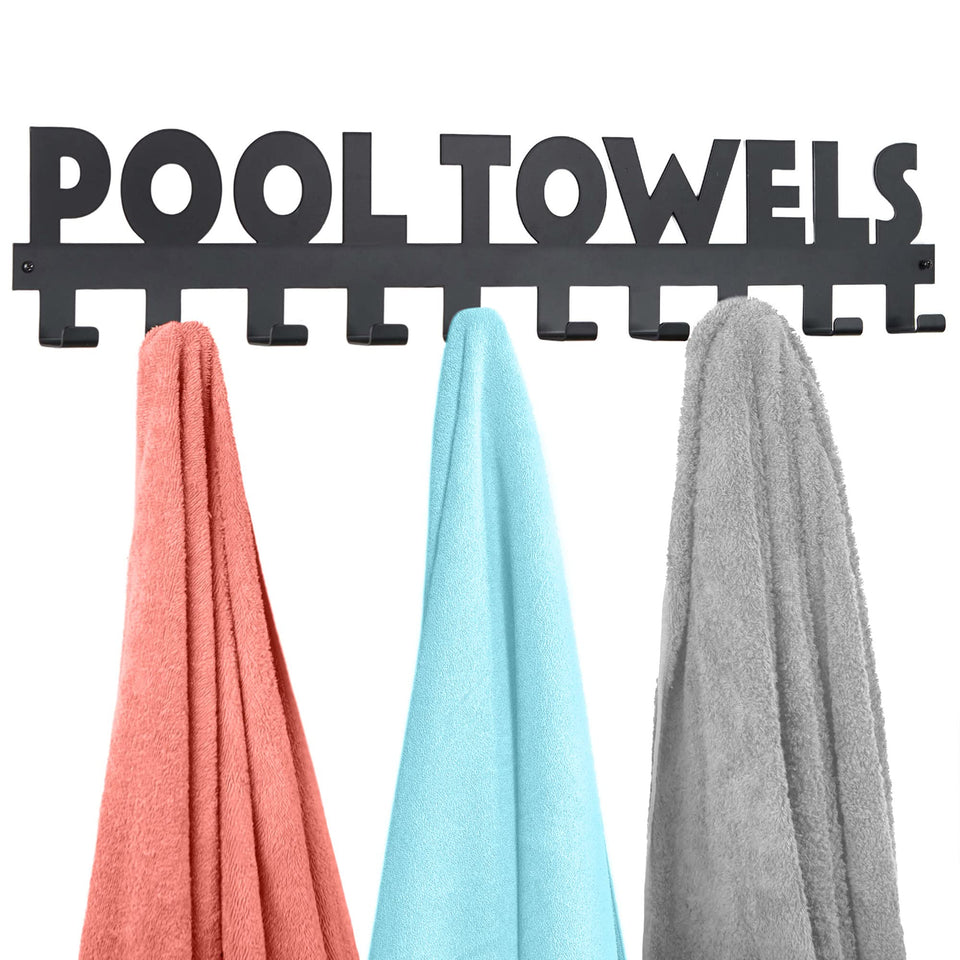 Star Splash pool towel rack outdoor mounting for towels drying