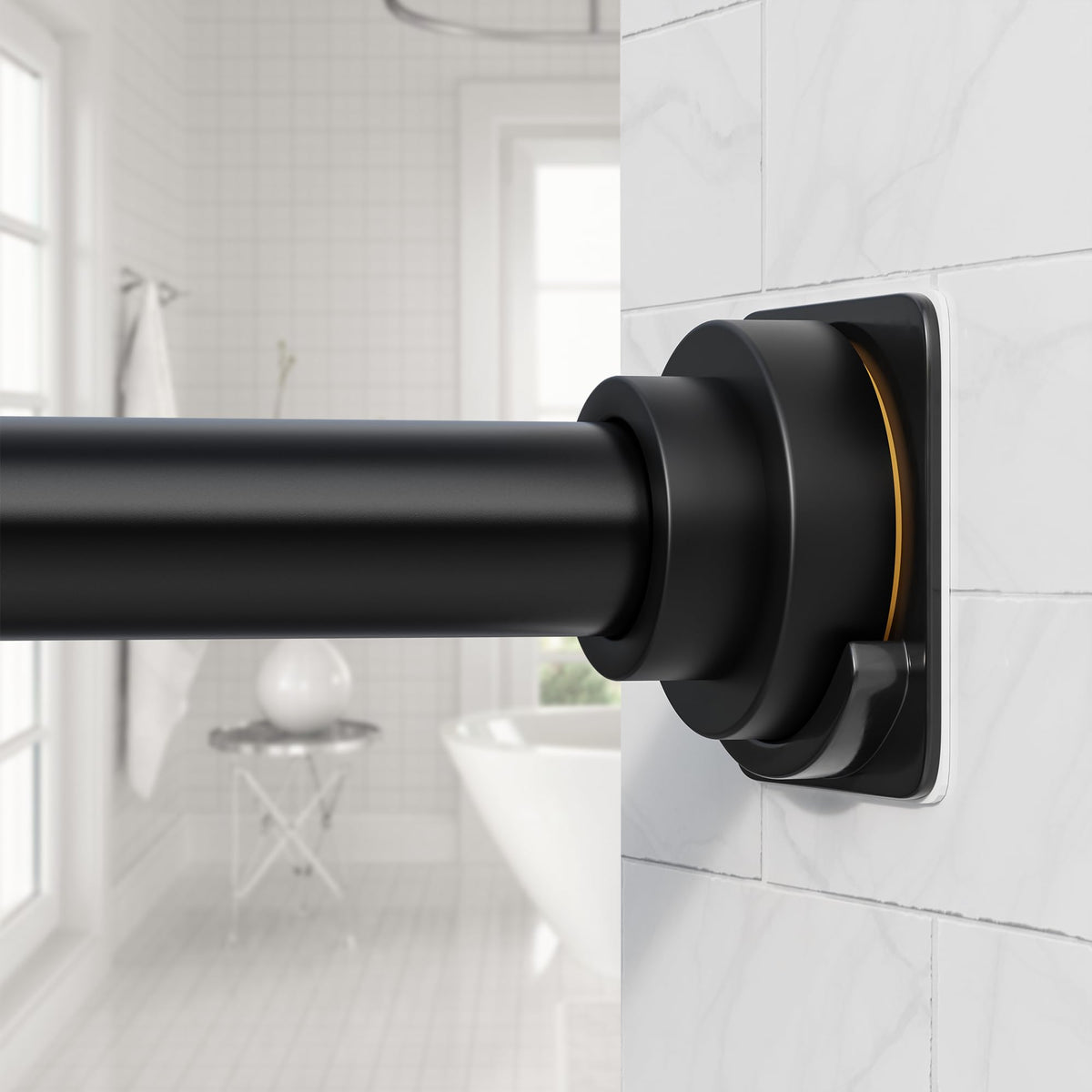 STARLATTA rod supports up to 35 lbs for towels and coats.