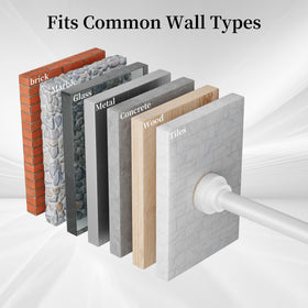 STARLATTA multi-scene rod ideal for bathrooms and closets.
