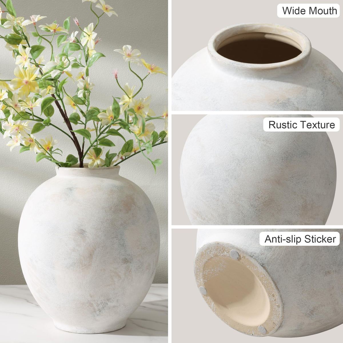 Starttag vase with waterproof interior suitable for fresh stems