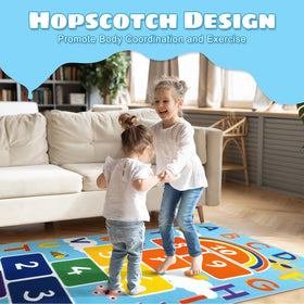 STARUIA rug with non-slip backing keeps play safe and on the floor