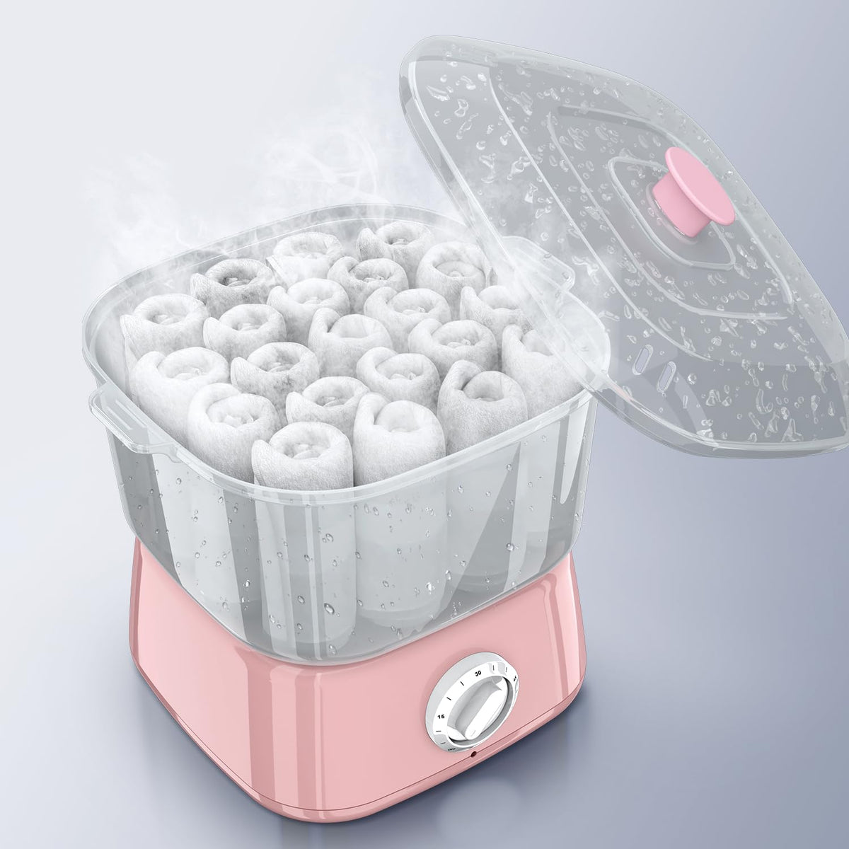 StateRiver warmer holds 12 facecloths for quick prep between clients
