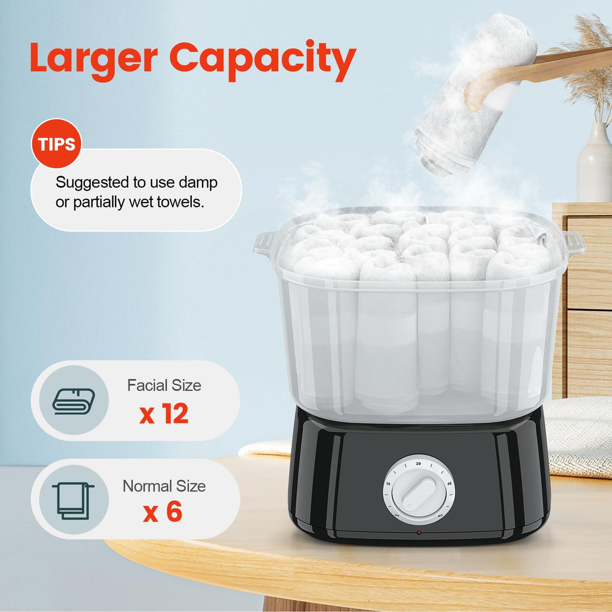 StateRiver hot towel warmer is portable and travel-friendly for on-the-go studios.