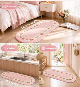 Stay Young 17x49 inch rug provides versatile runner-style coverage.