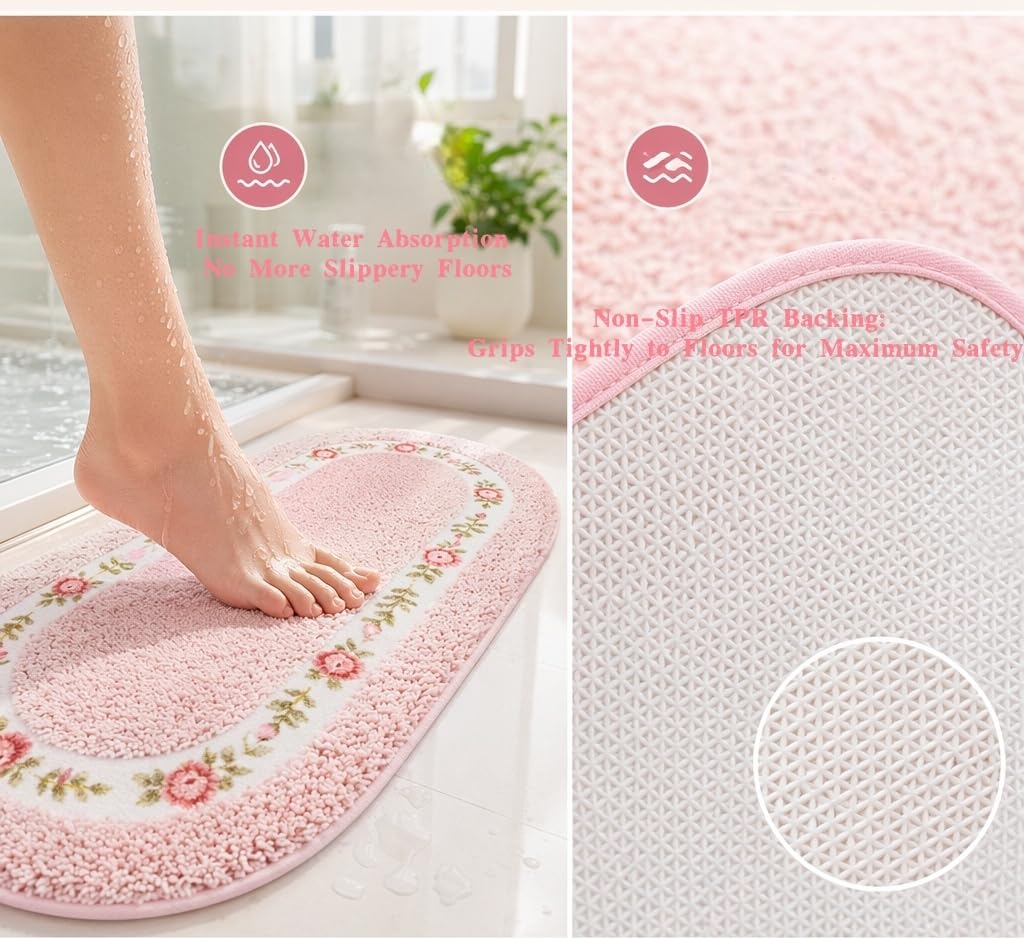 Stay Young coral fleece soft rug offers ultra-soft feel underfoot.