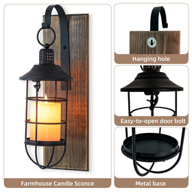 Staymoment candle holder kit for easy wall mounting