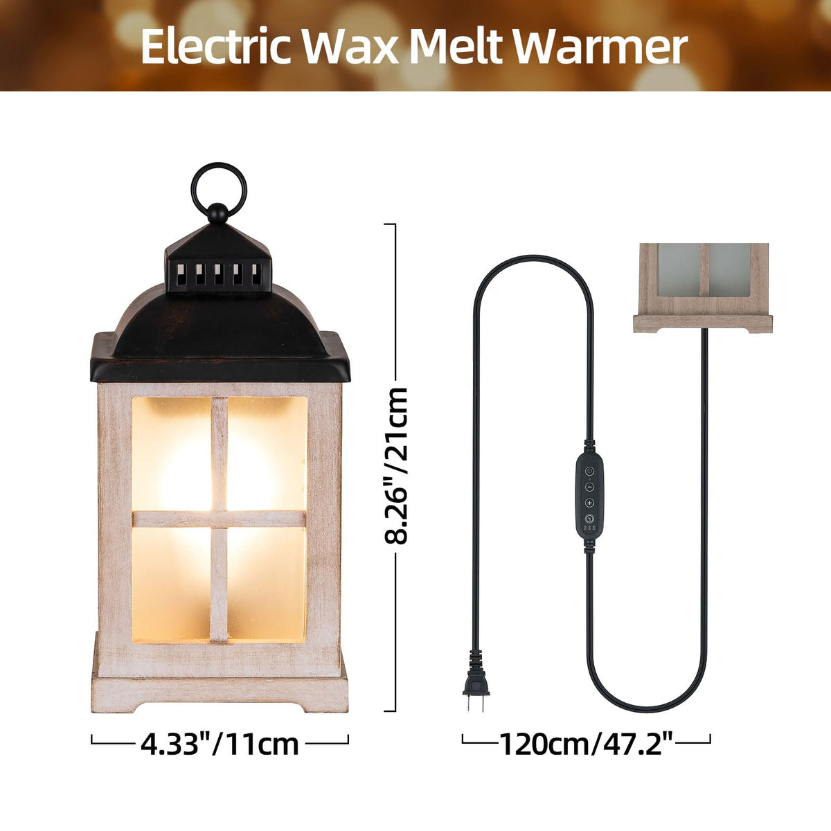 Staymoment eco-friendly wax melter provides smokeless scent diffusion.