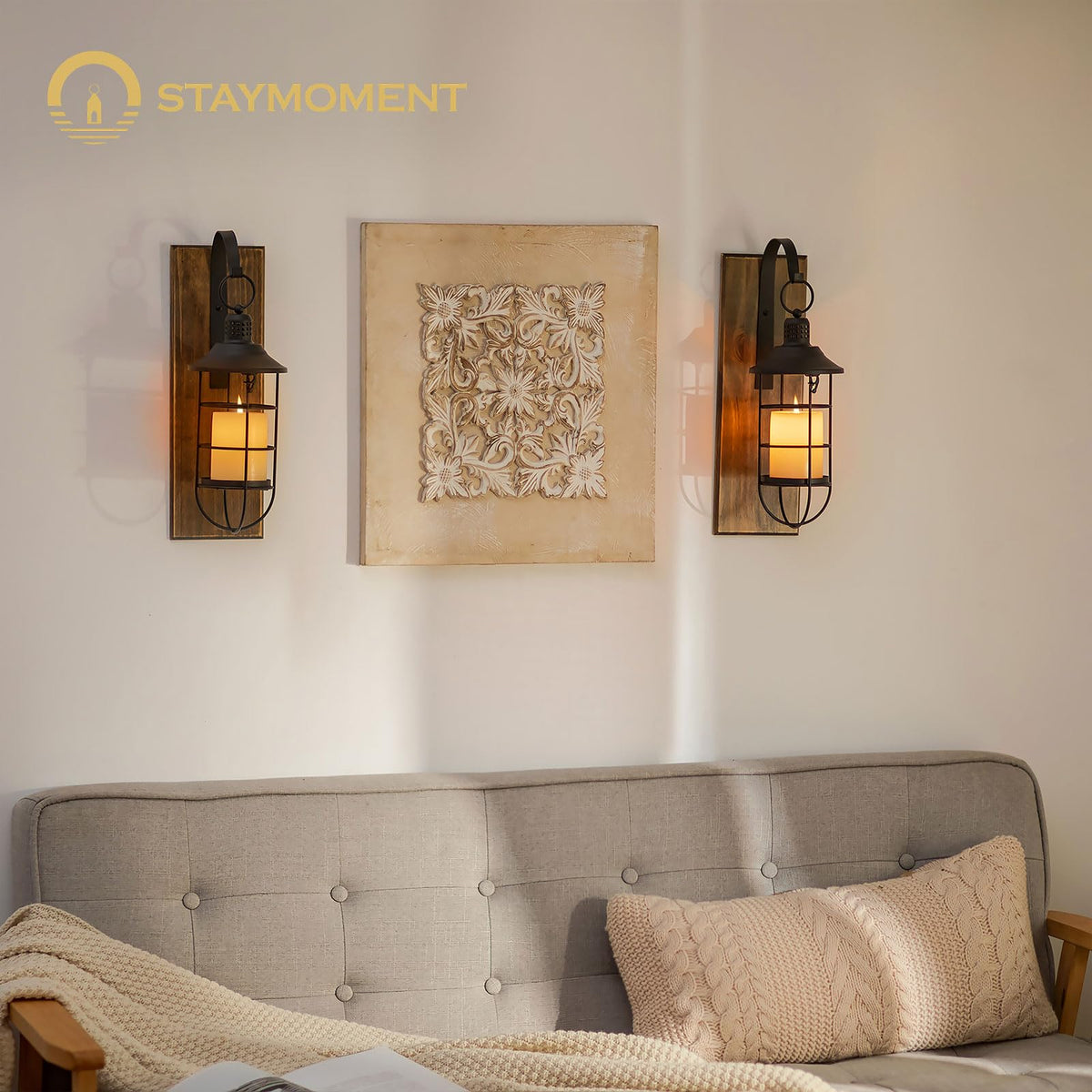 Staymoment distressed brown board elevates entryways with warmth