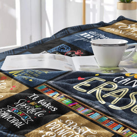 Easy-care microfiber blanket from Stbyiz—wash cold for simple maintenance.