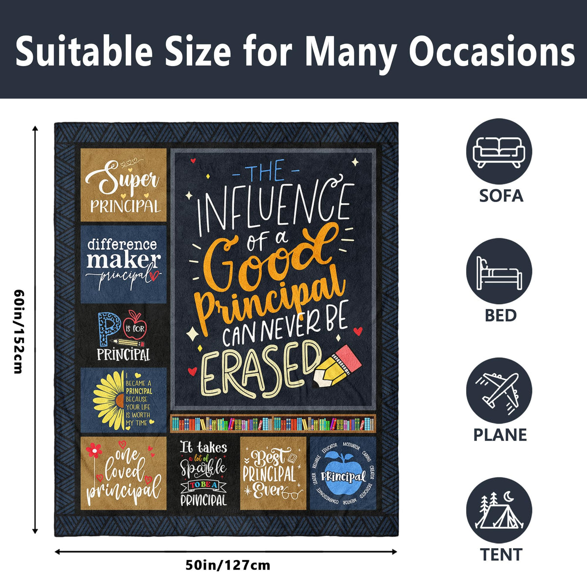 Stbyiz principal blanket suited for Principal Week gift ideas.