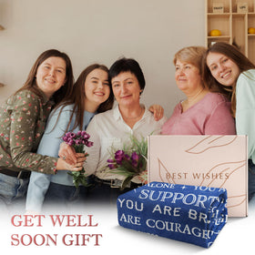 SteadStyle blanket featuring inspirational wording for daily motivation.