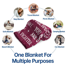 SteadStyle blanket after unboxing shows wrinkle-free, ready-to-use softness