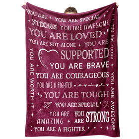 SteadStyle blanket unfurled to show 60x50 inch size for cozy warmth