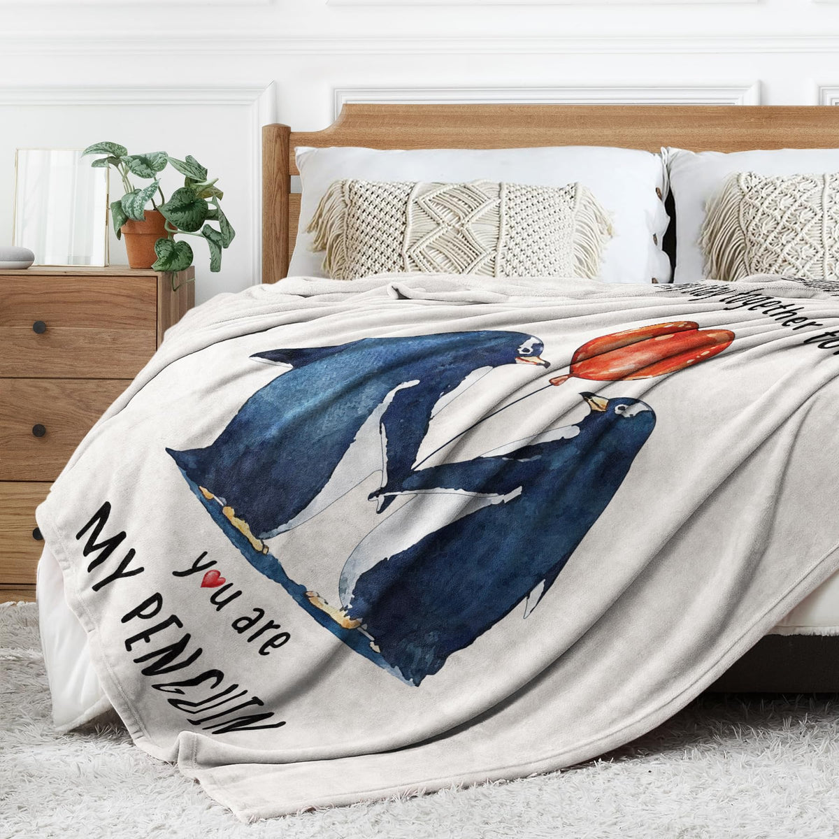 SteadStyle Christmas gift blanket evokes cozy holiday moments by the tree.