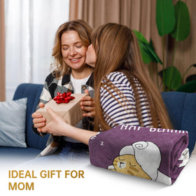 SteadStyle cozy blanket soft-fabric closeup, plush warmth for lounging.