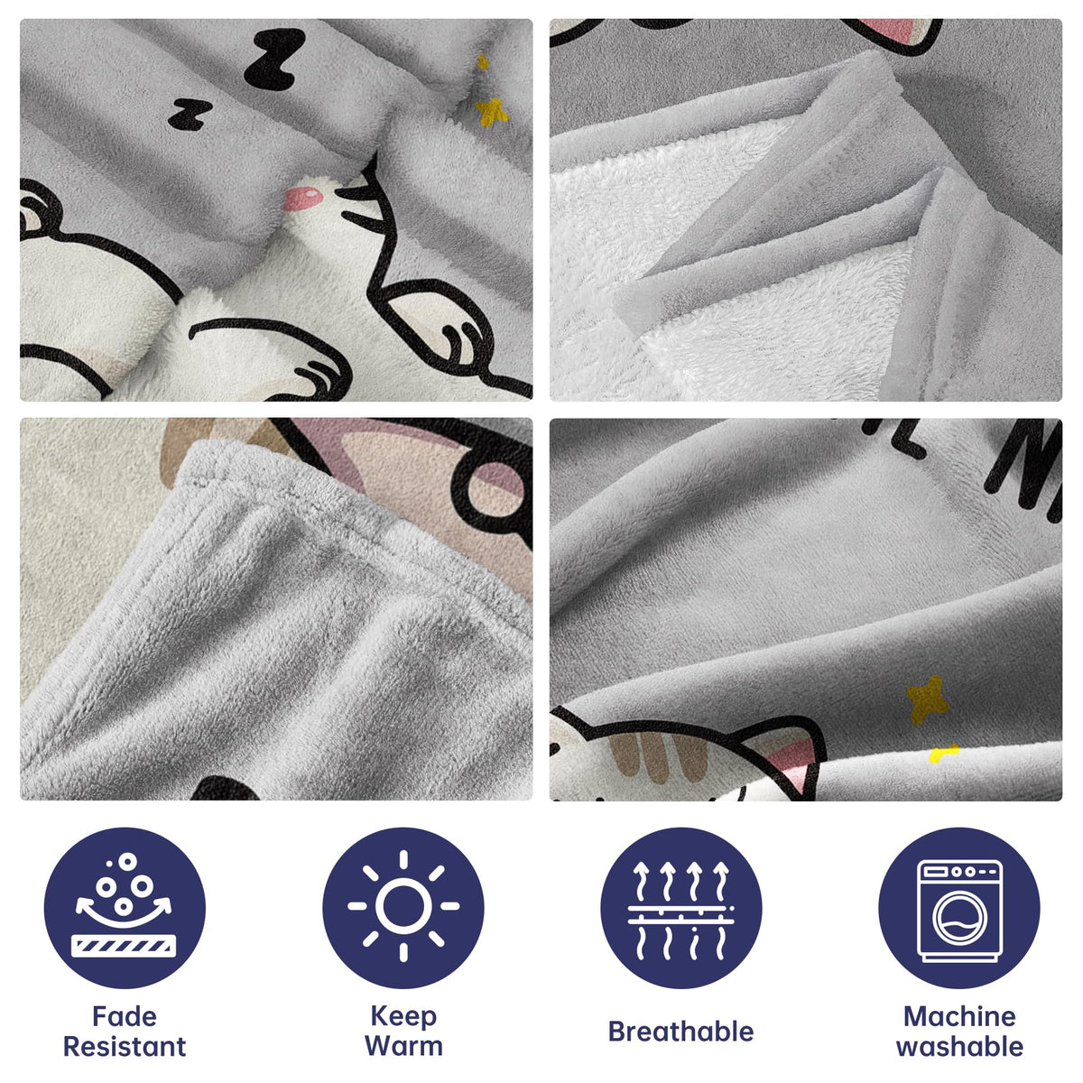 SteadStyle flannel fleece blanket suited for all-season use